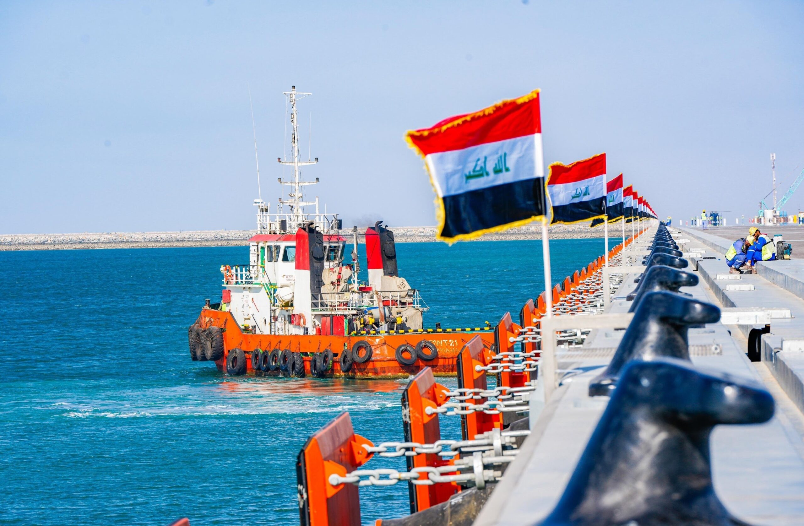 النقل: ميناء الفاو يدخل المرحلة التجريبية بعد استكمال الأعمال وتجاوز أزمة مضيق هرمز