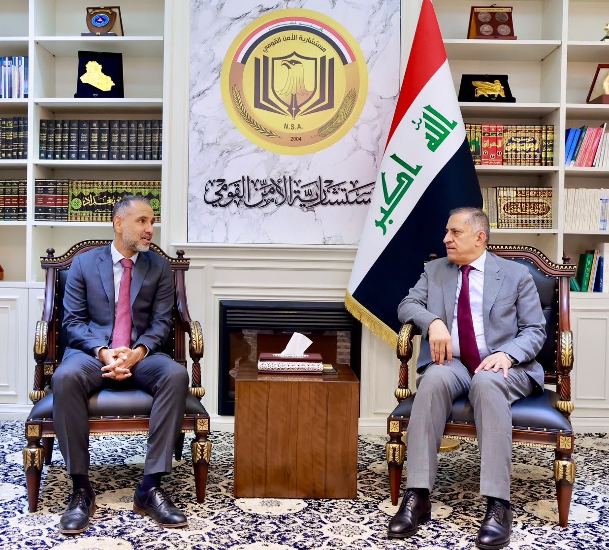 مستشار الأمن القومي للسفير البريطاني ببغداد: العراق لن يسمح باستخدام أراضيه للاعتداء على الدول الأخرى