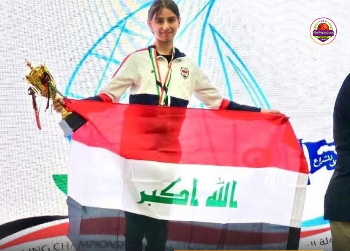 لاعبة عراقية تتوج بذهبية البطولة العربية للشراع في جدة