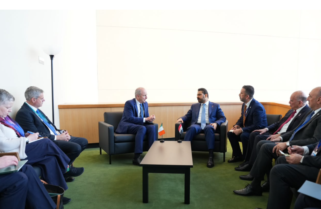 الزيدي لنظيره الأيرلندي: فرص واعدة يوفرها العراق لجذب الاستثمارات