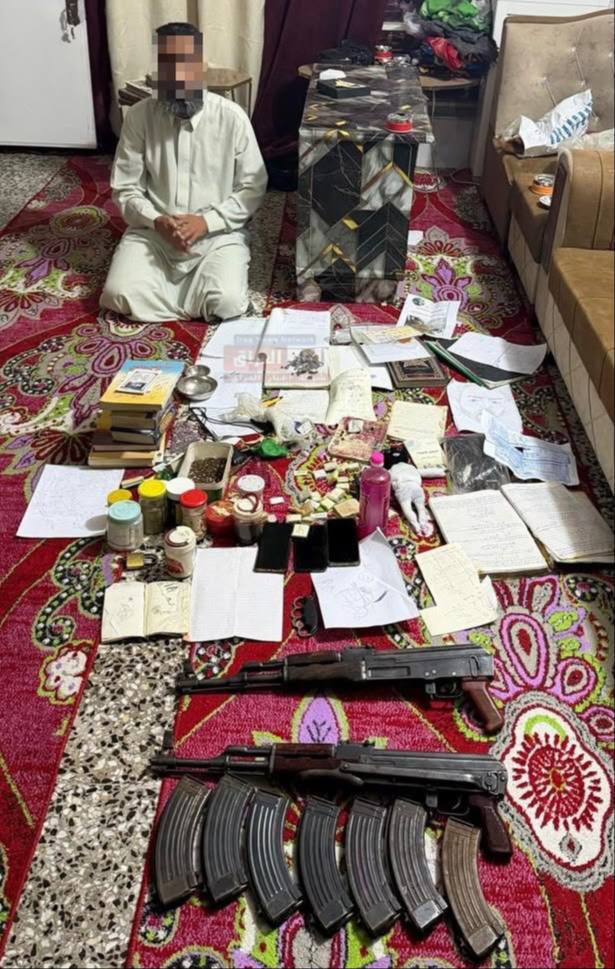 اعتقال مشعوذ مُسلح ببندقيتين شرقي بغداد