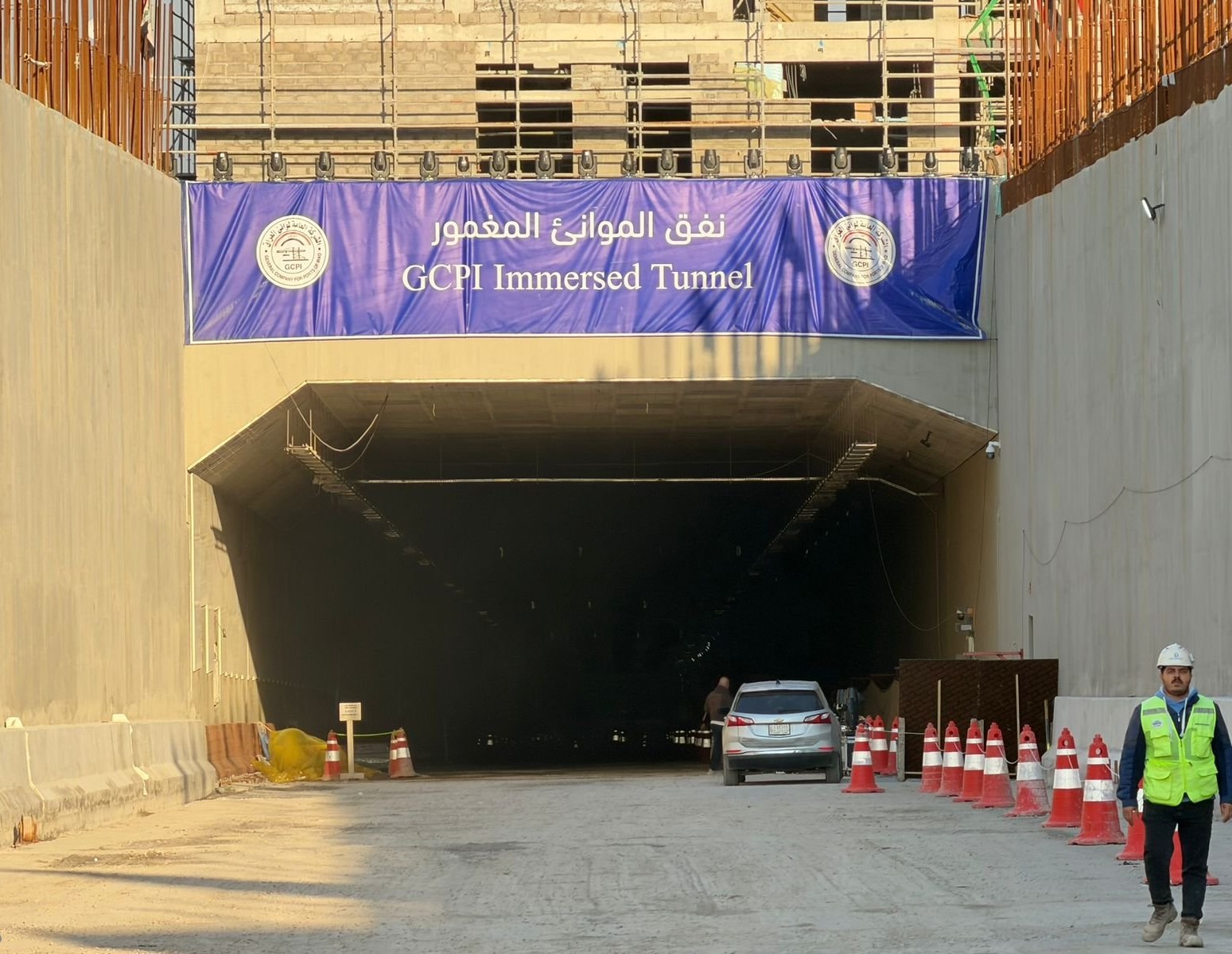 الموانىء: إنجاز كاسر الأمواج واقتراب النفق المغمور من الاكتمال