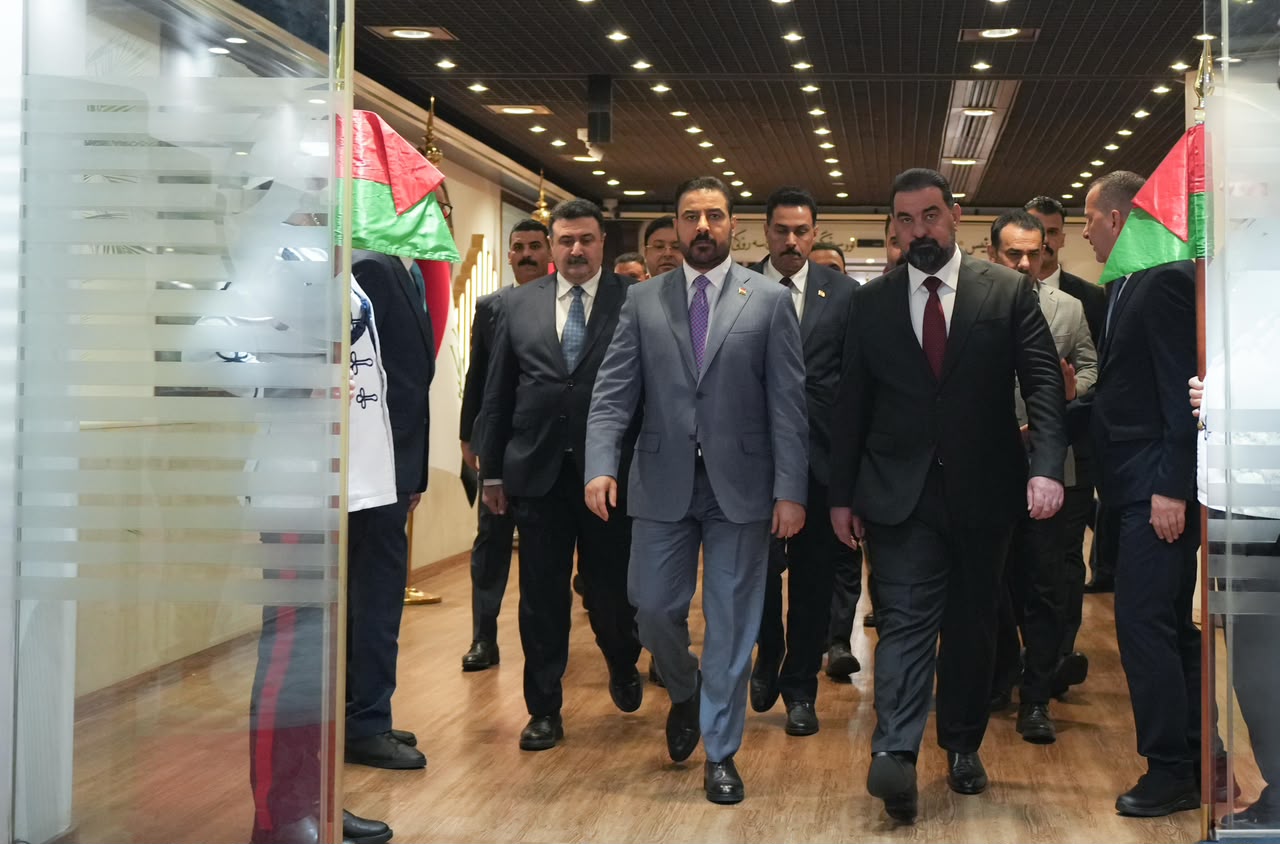 الزيدي يصل مجلس النواب ويجتمع بالحلبوسي