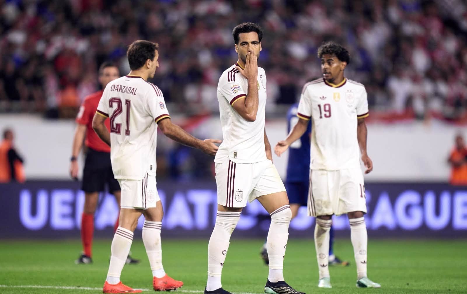 المنتخب الاسباني يتصدر مجموعته في دوري الأمم الأوروبية بعد الفوز على كرواتيا