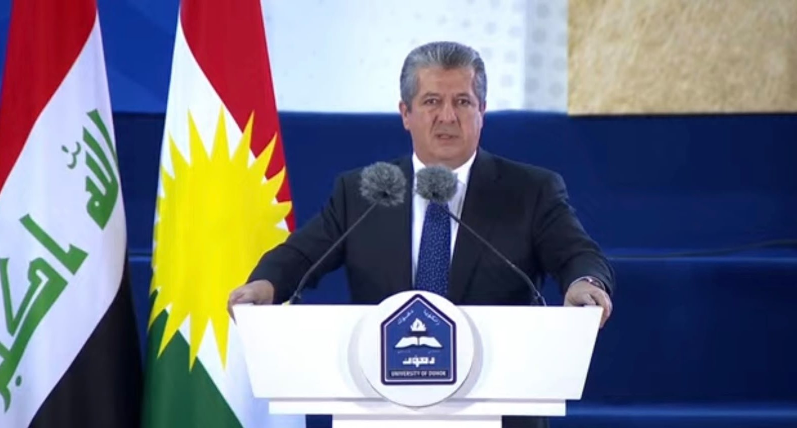 بارزاني: داعمون لرئيس الوزراء علي الزيدي والكثير من المشاكل بين بغداد وأربيل نحو الحل