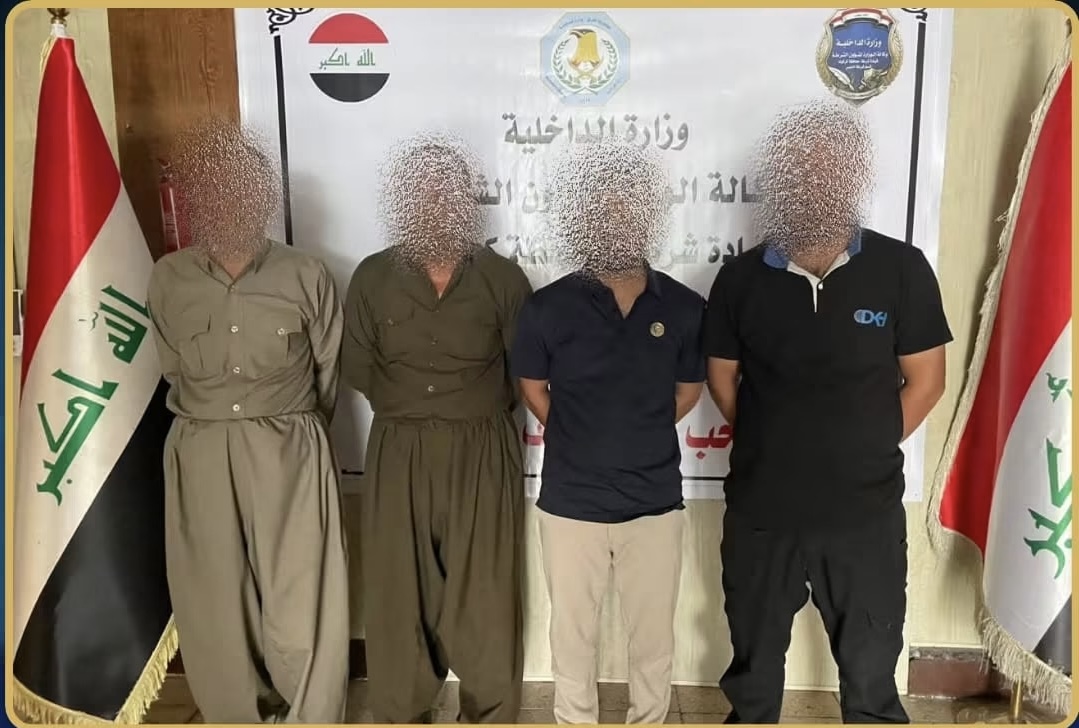 شرطة كركوك تلقي القبض على 4 متهمين باستهداف منزل بقاذفة RPG